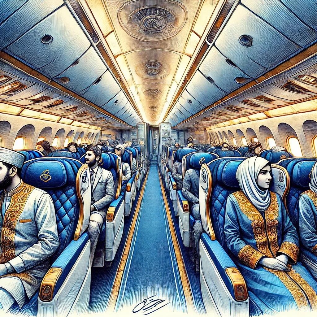 How should one pray on an airplane in Maliki fiqh?